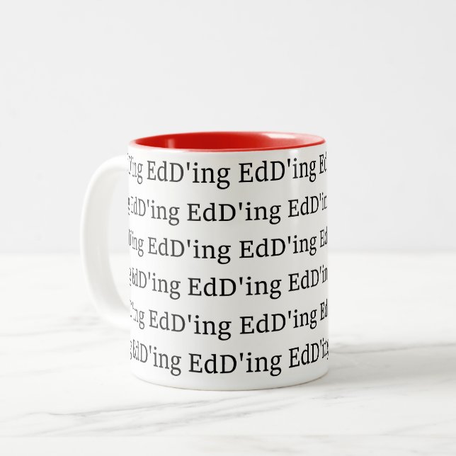 EdD'ing Zweifarbige Tasse (Vorderseite Links)
