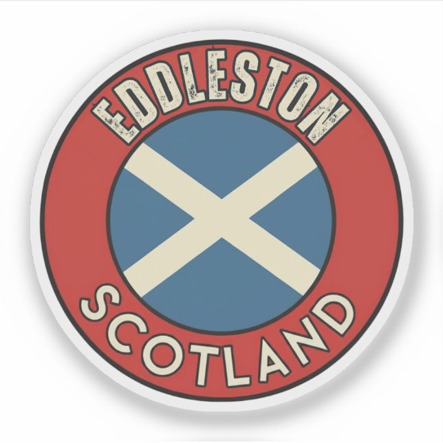 Eddleston, Schottland Aufkleber (Vorderseite)