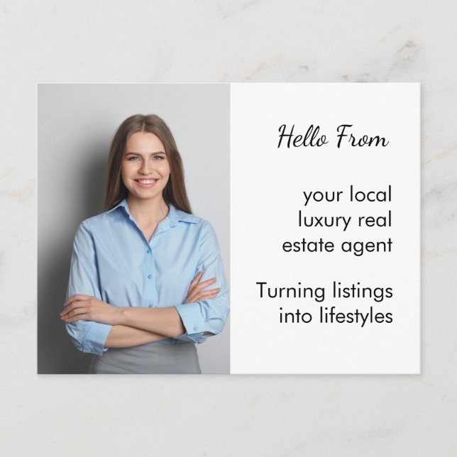 EDDM Local Marketing Postkarte | Professionell (Vorderseite)