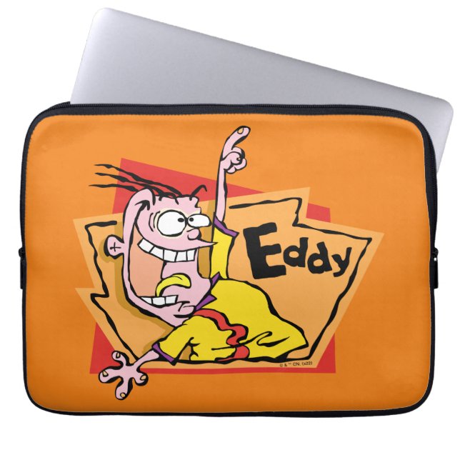 Eddy Character Graphic Laptopschutzhülle (Vorderseite)