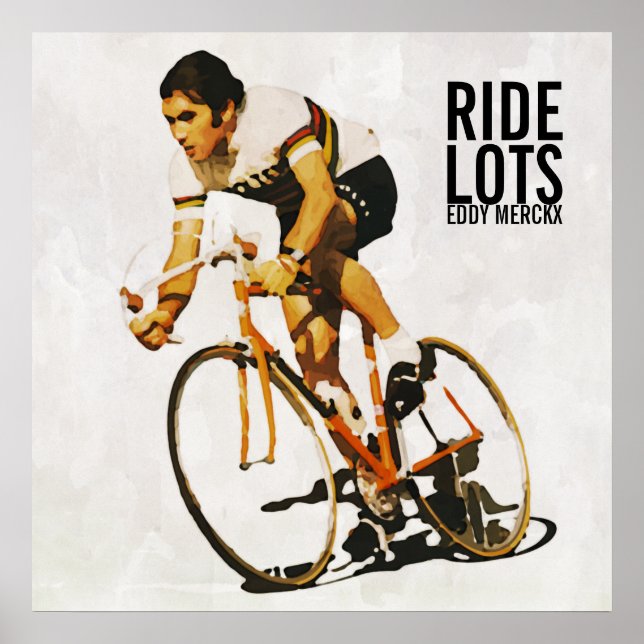 Eddy Merckx Motivierend Poster (Vorne)
