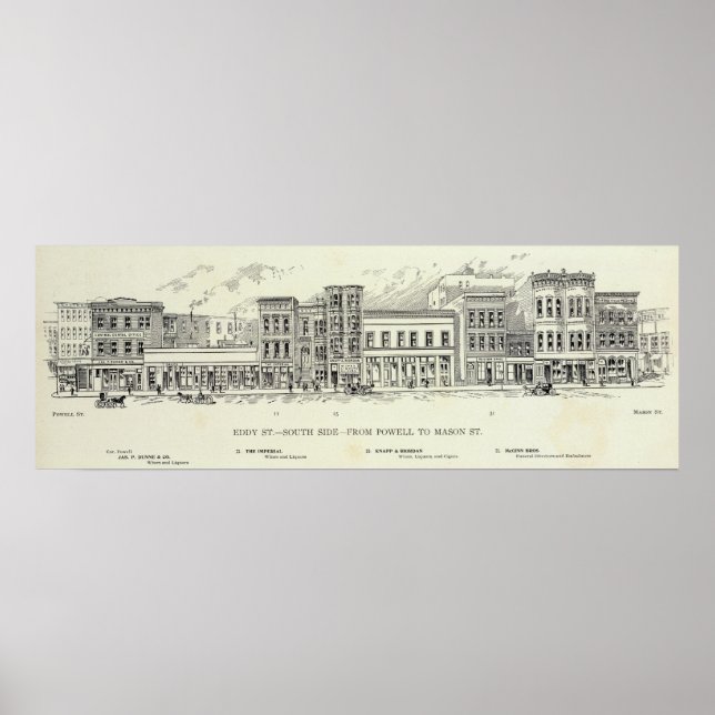 Eddy South side Powell und Mason Poster (Vorne)