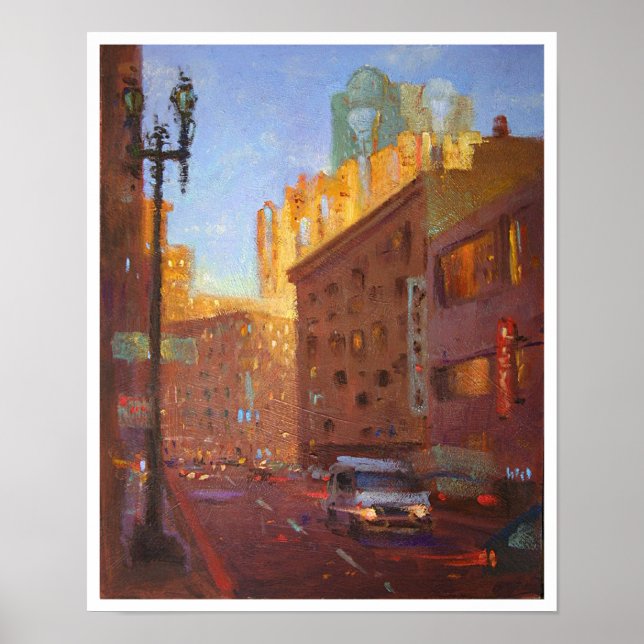 Eddy St. Sunset Poster (Vorne)