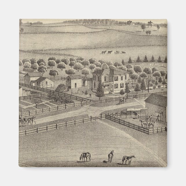 Eddy stock farm & residence, Benton Tp Magnet (Vorne)