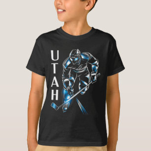Eddy's Canyon Hockey Uni-Erwachsener Utah Hockey  T-Shirt