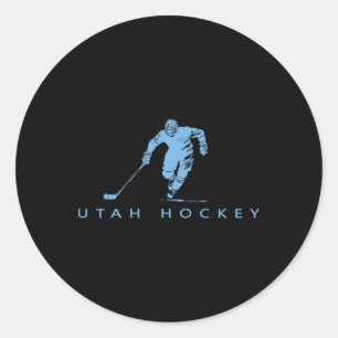 Eddy's Canyon Hockey Utah Hockey - Uni Runder Aufkleber