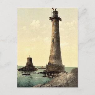 Eddystone Leuchtturm, Plymouth, England klassische Postkarte