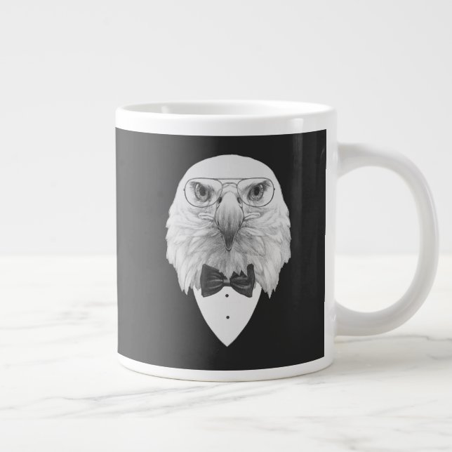 Edeladlerportrait Jumbo-Tasse (Rechts)