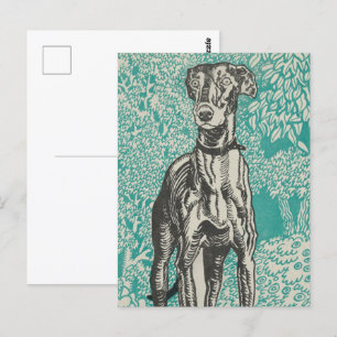 Edelkrautdesign: The Greyhound (1912) Postkarte