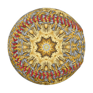 Edelmetall Gold  Silber Vintage Kaleidoskop Baseball