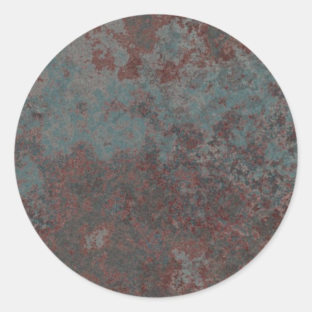 Edelmetalldesign Runder Aufkleber (Vorderseite)