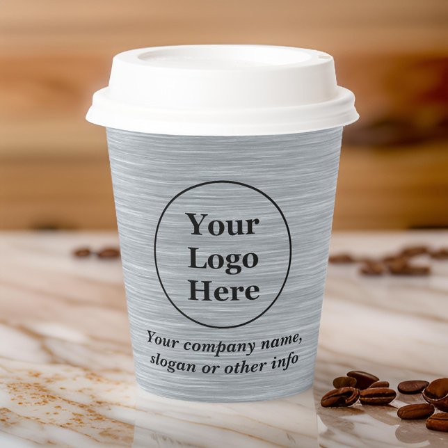 Edelmetallsilber Pappbecher (Von Creator hochgeladen)