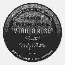 Edelproduktkennzeichnungen Schwarz und Silberner G