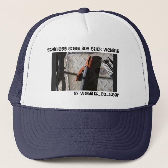 Edelstahl 308 Stabschweisskubierstil Truckerkappe (Vorderseite)