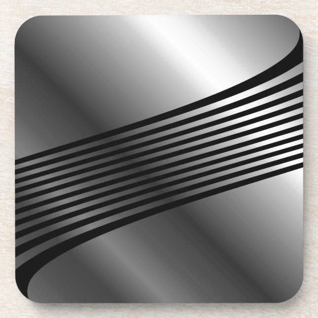 Edelstahl des hohen Grades Untersetzer (Vorderseite)