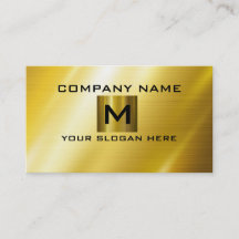 Edelstahl Metall Gold