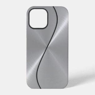 Edelstahl Metall Silber iPhone 12 Pro Hülle
