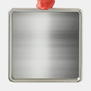 Edelstahl-Metallblick Silbernes Ornament