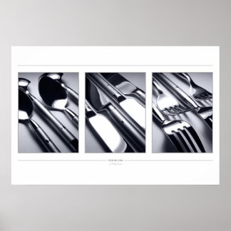 Edelstahl Poster
