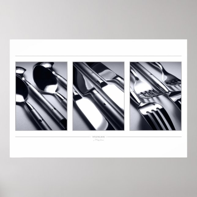 Edelstahl Poster (Vorne)
