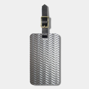 Edelstahl-strukturiertes industrielles Metallblatt Gepäckanhänger