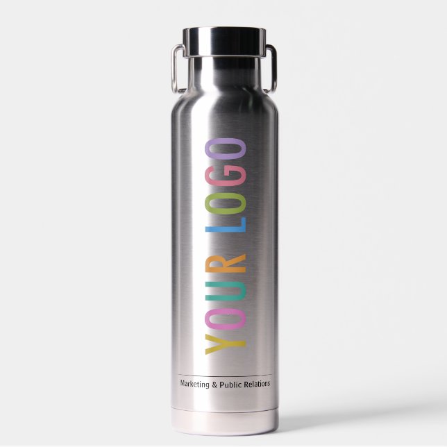 Edelstahl Thunfisch Flasche mit individuellem Logo (Vorne)