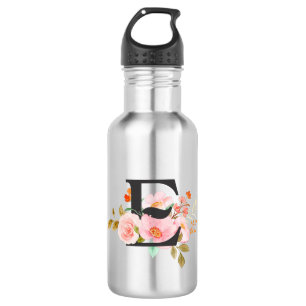 Edelstahl-Wasserflasche Buchstabe E Edelstahlflasche