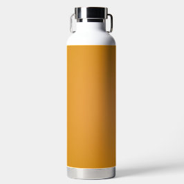 Edelstahl-Wasserflasche mit elegantem Senfdesign Trinkflasche