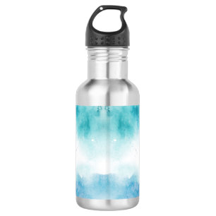 Edelstahl-Wasserflasche mit schwarzem Deckel Edelstahlflasche