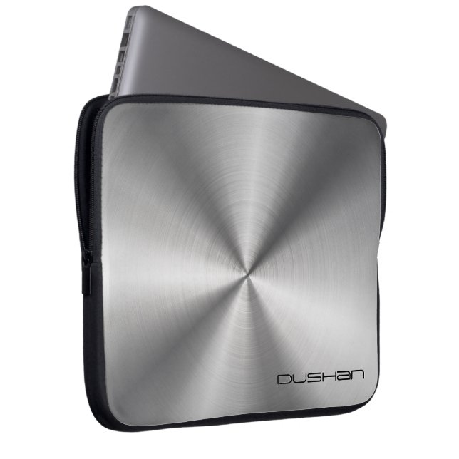 Edelstahlanpassbare Monogramm Laptopschutzhülle (Vorne Rechts)