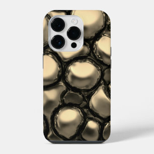 Edelstahldruck aus Titan-Gold iPhone 14 Pro Hülle