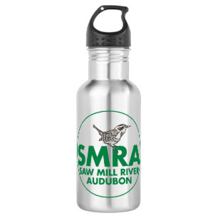 Edelstahlflasche mit SMRA-Logo