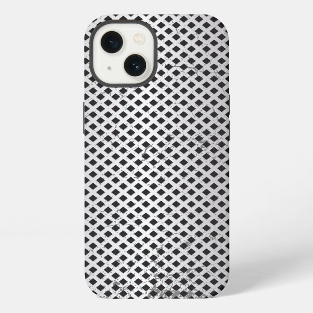 Edelstahlgitter iPhone Hülle (Rückseite)