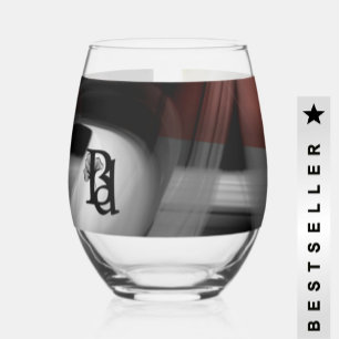 Edelstahlglas Abstrakte Kunst, Dichtung und Musik Weinglas Ohne Stiel