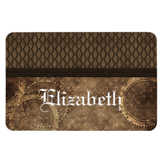 Edelstahlmatte Premium Magnet, braun Magnet (Horizontal)