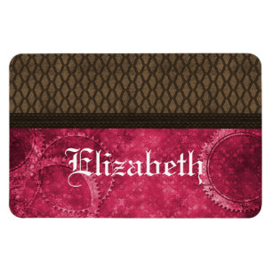 Edelstahlmatte, Premium Magnet, rosa Magnet