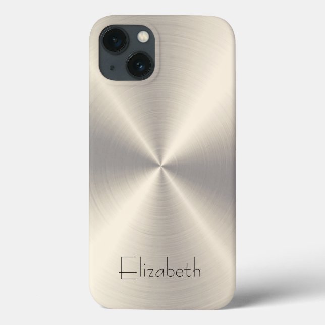 Edelstahlmetall Case-Mate iPhone Hülle (Rückseite)