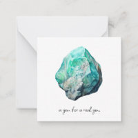 *~* Edelstein AP64 VARISCITE Flat Note Card