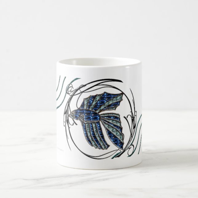 Edelstein-Betafische Kaffeetasse (Mittel)