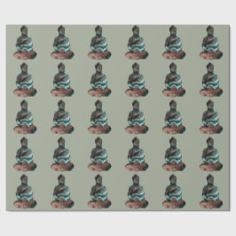 Edelstein-Buddha-Packpapier Geschenkpapier