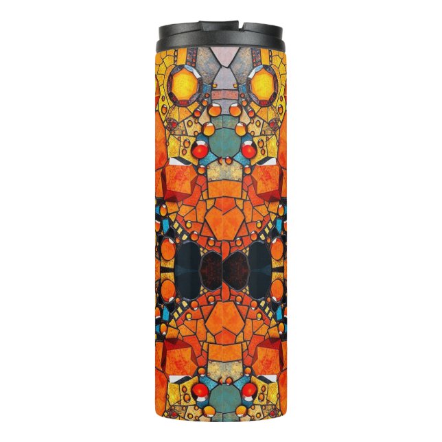 Edelstein-Collage Thermosbecher (Rückseite)