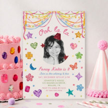 Edelstein Farbige Fancy Nancy Geburtstagsfoto