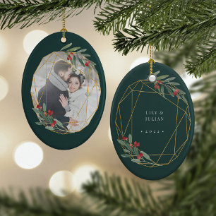 Edelstein FOTO Keramik Ornament