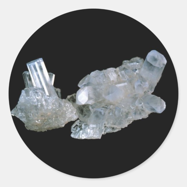 Edelstein - Individuell Runder Aufkleber (Vorderseite)