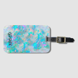 Edelstein Opal Gepäckmarke Gepäckanhänger