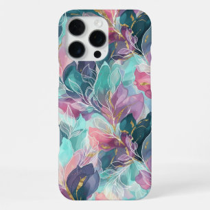 Edelstein-Ton-Blumen iPhone 16 Pro Max Hülle