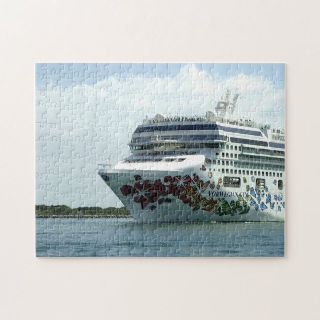 Edelstein verzierter Bogen Puzzle (Horizontal)