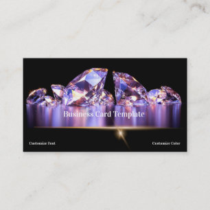 Edelsteine Schmuck Diamonds Business Card Visitenkarte
