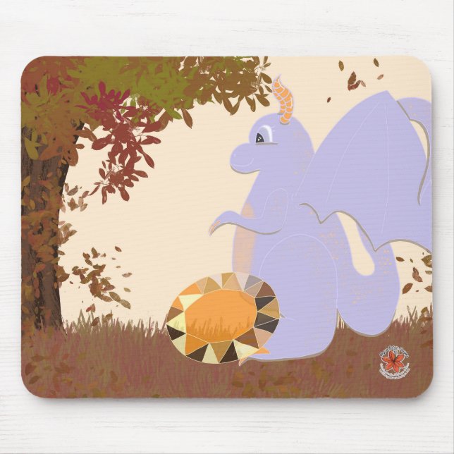Edelsteine und Drachen November-Mauspad Mousepad (Vorne)