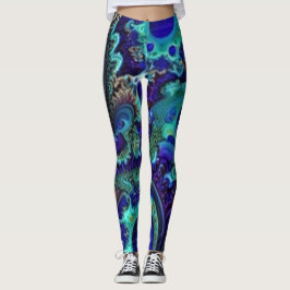 Edelsteine und Federn2 Leggings